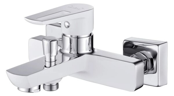 Cersanit Mille - baterie pentru cada, alb-crom, S951-008
