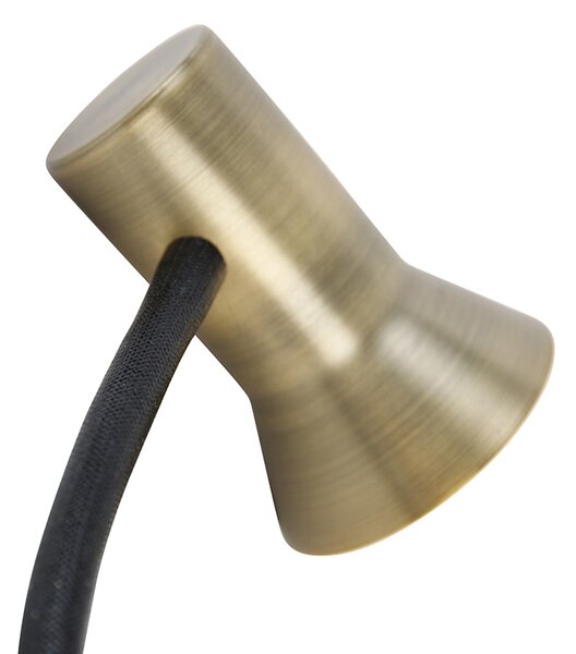 Aplică de perete din bronz cu braț flexibil - Karin Flex