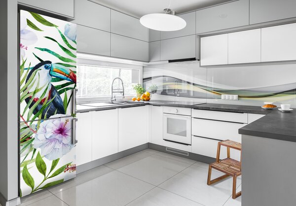 Autocolant pe frigider model Hawaii