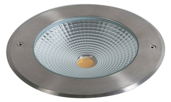 Set de 2 spoturi moderne de sol din oțel, inclusiv LED 20W - Bridge