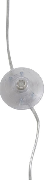 Lampă modernă arcuită crom cu abajur alb - Arc Basic