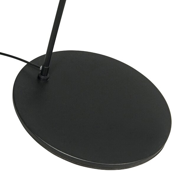 Lampă de podea arcuită modernă inteligentă neagră incl. WiFi G95 - Vinossa