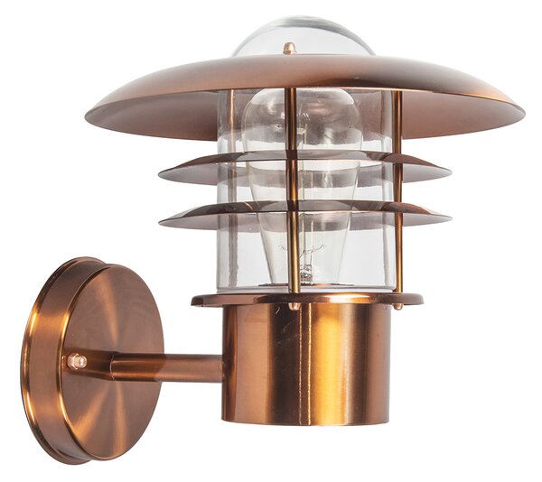 Lampă de perete de exterior vintage cupru IP44 - Prato