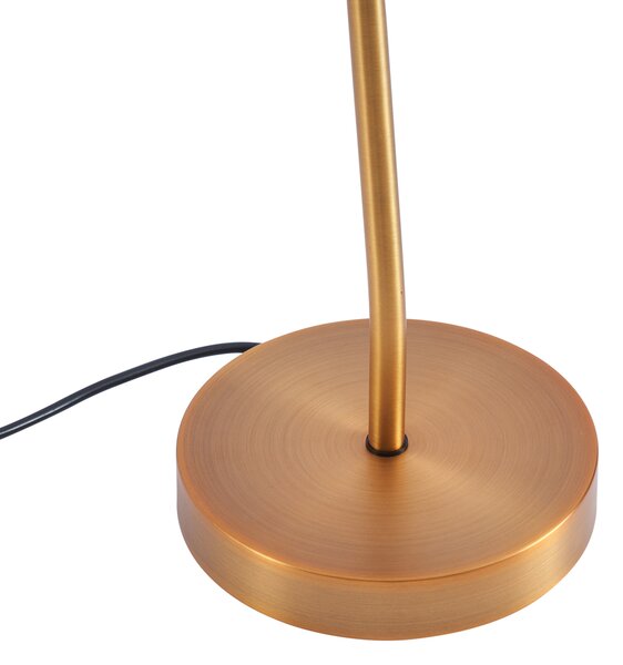 Lampă de masă Art Deco bronz cu LED inclus - Tableau
