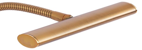 Lampă de masă Art Deco bronz cu LED inclus - Tableau