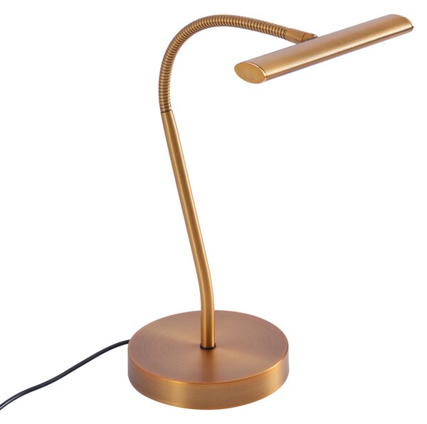 Lampă de masă Art Deco bronz cu LED inclus - Tableau