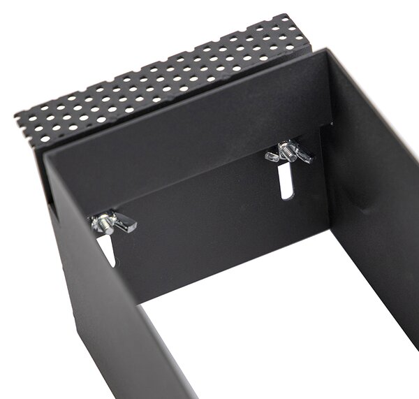 Spot încastrat inteligent negru fără ramă cu 2 lumini, incluzând 2 Wifi GU10 70mm - Oneon