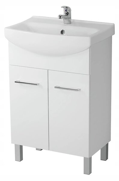 Cersanit Olivia, dulap lavoar 52 cm, alb lucios, S543-003-DSM