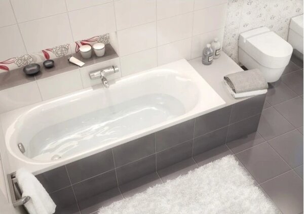 Cersanit Octavia, cada acril 140x70cm + picioare, alb, S301-250