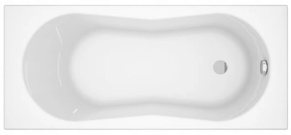 Cersanit Nike, cada acril 160x70cm + picioare, alb, S301-248