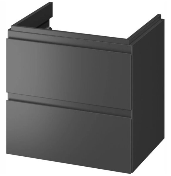 Cersanit Moduo, dulap lavoar montat pe perete 60x45x57 cm, antracit mat, S590-068-DSM
