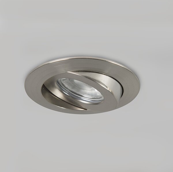 Set de 3 spoturi îngropate din oțel inclusiv LED IP44 - Relax LED
