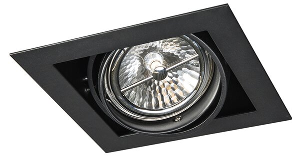 Spot încastrat negru G53 111mm reglabil - Oneon