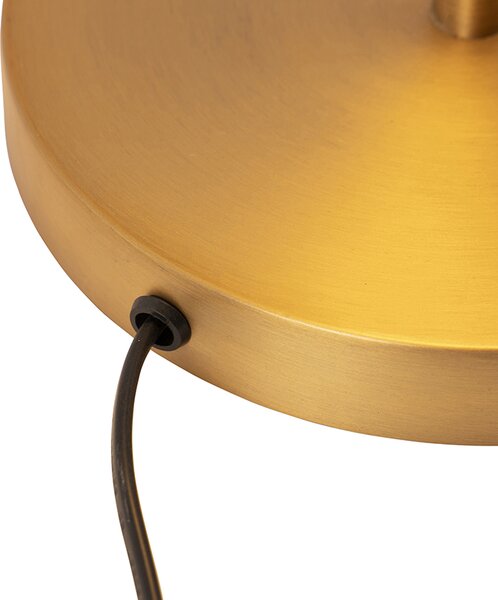 Lampă de masă modernă bronz cu LED inclus - Disco