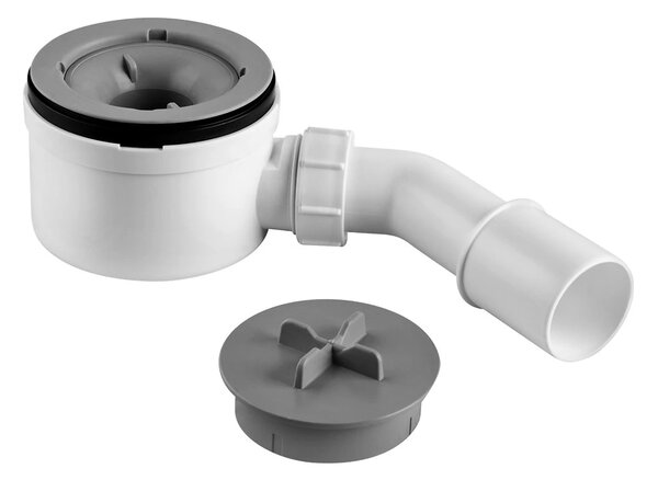 Cersanit Accesorii Cersanit, sifon pentru cadita de dus Tako Slim, Ø 90mm, alb, S904-007