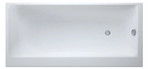 Cersanit Smart, cada acril stânga 170x80cm + picioare, alb, S301-117
