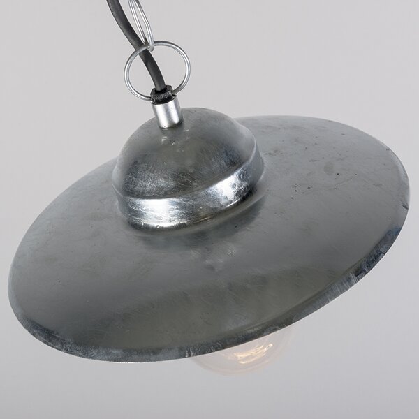 Lampă suspendată industrială zinc IP44 - Munich