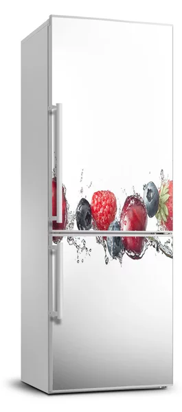 Autocolant pe frigider fructe de padure