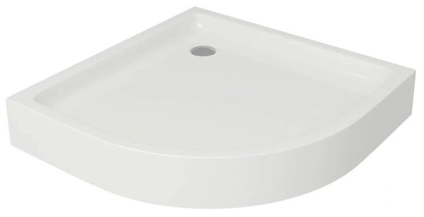 Cadă de duș Cersanit TAKO 80x80x16 cm, sfert de cerc, alb, S204-003