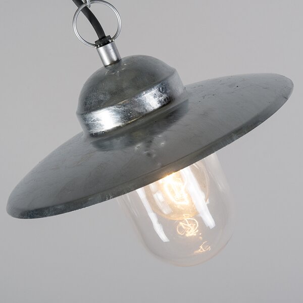 Lampă suspendată industrială zinc IP44 - Munich