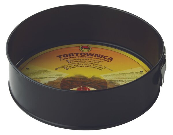 Forma tort 21cm, baza detasabila, invelis non-stick, negru, SNB