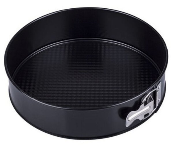 Forma tort 21cm, baza detasabila, invelis non-stick, negru, SNB