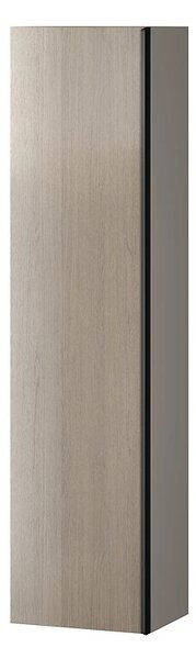 Cersanit Virgo, dulap inalt 40x30x160 cm, stejar gri cu manere negre, S522-035