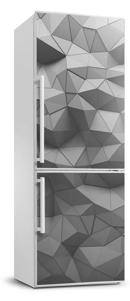 Autocolant pe frigider abstract 3D