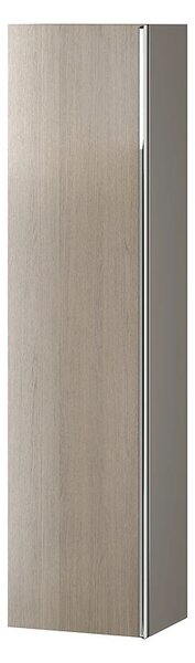 Cersanit Virgo, dulap inalt 40x30x160 cm, stejar gri cu manere cromate, S522-034