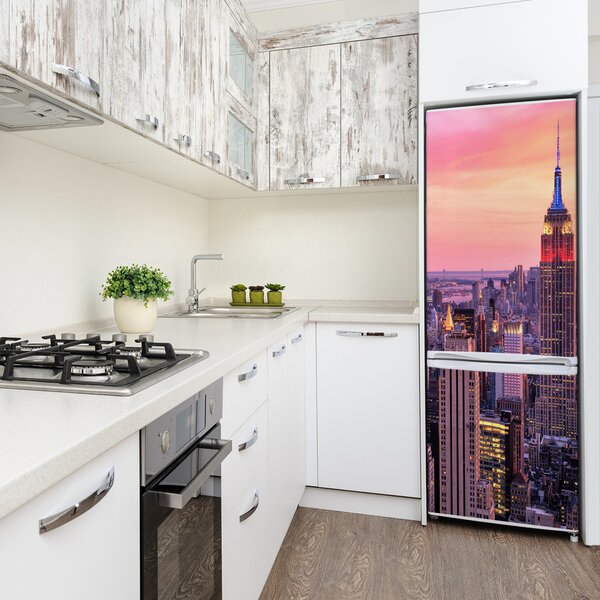 Autocolant pe frigider New York West