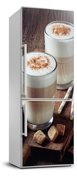 Autocolant pe frigider Latte