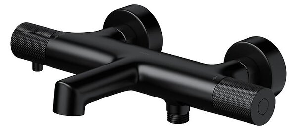 Cersanit Zen, baterie pentru cada de perete, negru mat, S951-566