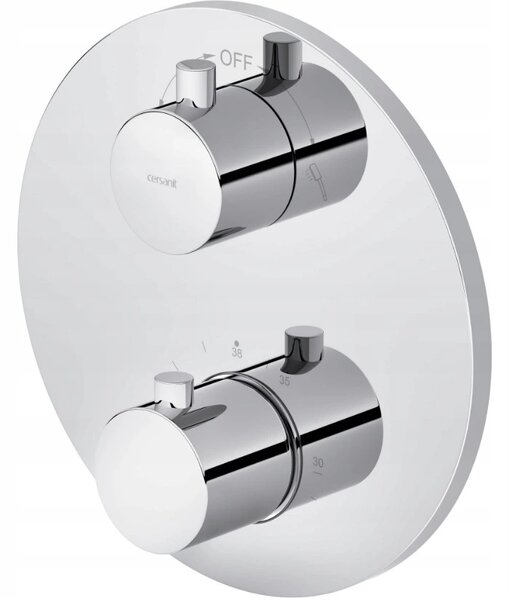 Cersanit Zen, set de baie ascuns cu cap de dus manual, crom, S952-034