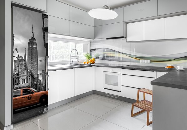 Foto Autocolant pentru piele al frigiderului New York