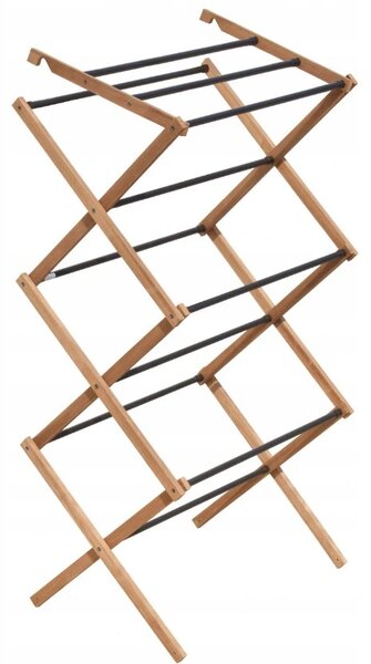 Erga Aurora, uscător de rufe 73x37x97 cm în picioare, maro-negru, ERG-SEP-10SUSDRAURDSM