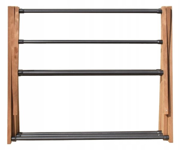 Erga Aurora, uscător de rufe 73x37x97 cm în picioare, maro-negru, ERG-SEP-10SUSDRAURDSM