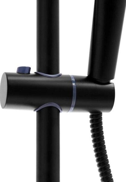 Erga Bergen, set de dus cu cap de ploaie 25 cm, negru mat, ERG-YKA-BP.BERGEN 25 BLK