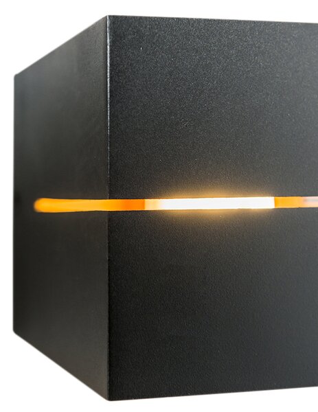 Aplică modernă neagră și aurie 9,7 cm - Transfer Groove