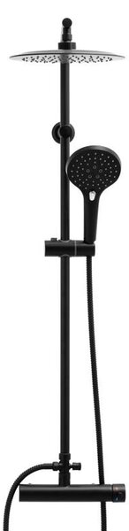 Erga Bergen, set de dus cu cap de ploaie 25 cm, negru mat, ERG-YKA-BP.BERGEN 25 BLK