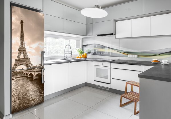 Autocolant pe frigider turnul Eiffel