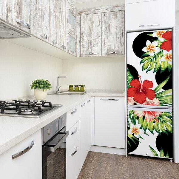 Autocolant pe frigider model Hawaii