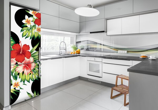 Autocolant pe frigider model Hawaii