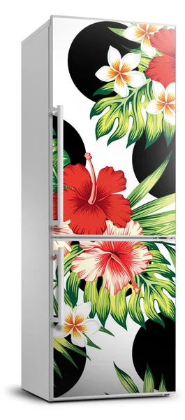 Autocolant pe frigider model Hawaii