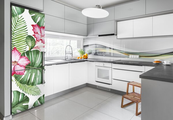Autocolant frigider acasă model Hawaii