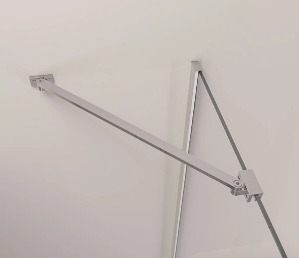 Erga Bern Double, cabină de duș cu uși cu 2 aripi 70 (uşă) x 110 (uşă) x 195 cm, sticlă transparentă de 6 mm, profil cromat, ERG-V02-BERN-D070D110-CL…