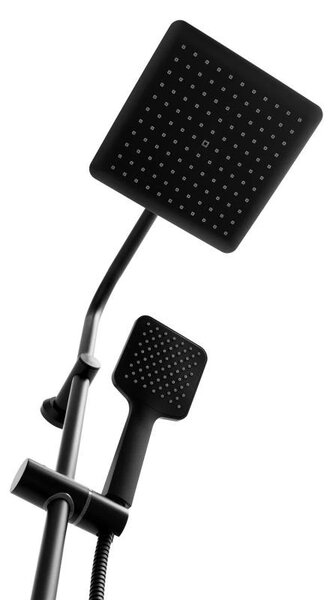 Erga Bodo, set de dus cu cap de ploaie 23x23cm, negru mat, ERG-YKA-BP.BODO-23-BLK