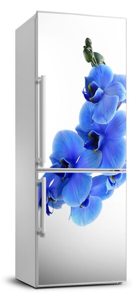 Autocolant pe frigider albastru orhidee