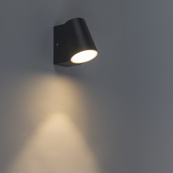Lampă modernă de perete pentru exterior antracit cu LED inclus - Uma