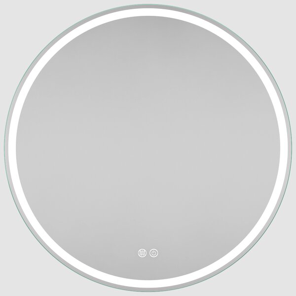 Erga Carla, oglinda rotunda LED 80cm, 1840 lm, 3 culori luminoase, ERG-V01-208-8080