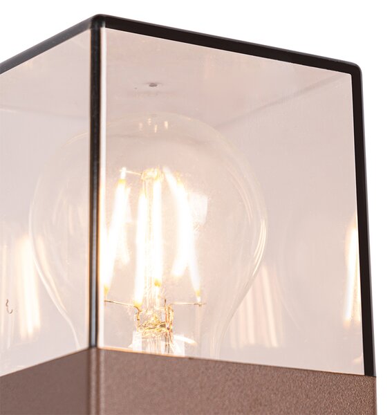 Lampă de exterior 70 cm maro ruginiu cu țăruș de pământ și glandă pentru cablu - Denmark